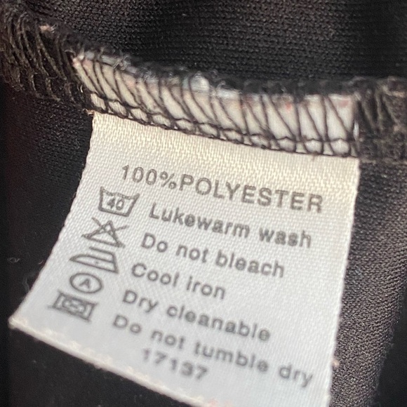 IN CHARGE Black Bodycon Maxi Dress Size Medium Normcore Goth Like New C… - Picture 12 of 12